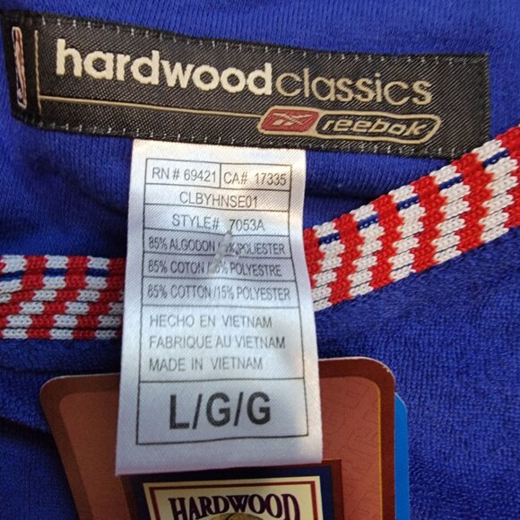 Atlanta Hawks Jason Terry Reebok Hardwood Classics Throwback D'funkd Blue Jersey - Picture 5 of 10